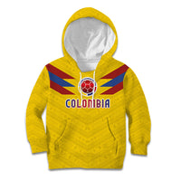 Colombia National Football Custom Kid Hoodie Glory 2026 Inspired Sombrero Vueltiao