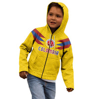 Colombia National Football Custom Kid Hoodie Glory 2026 Inspired Sombrero Vueltiao