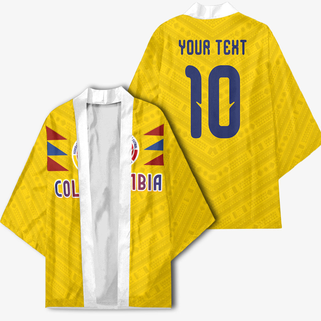 Colombia National Football Custom Kimono Glory 2026 Inspired Sombrero Vueltiao