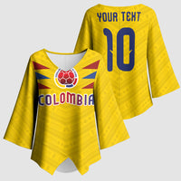 Colombia National Football Custom Kimono Sleeve Blouse Glory 2026 Inspired Sombrero Vueltiao