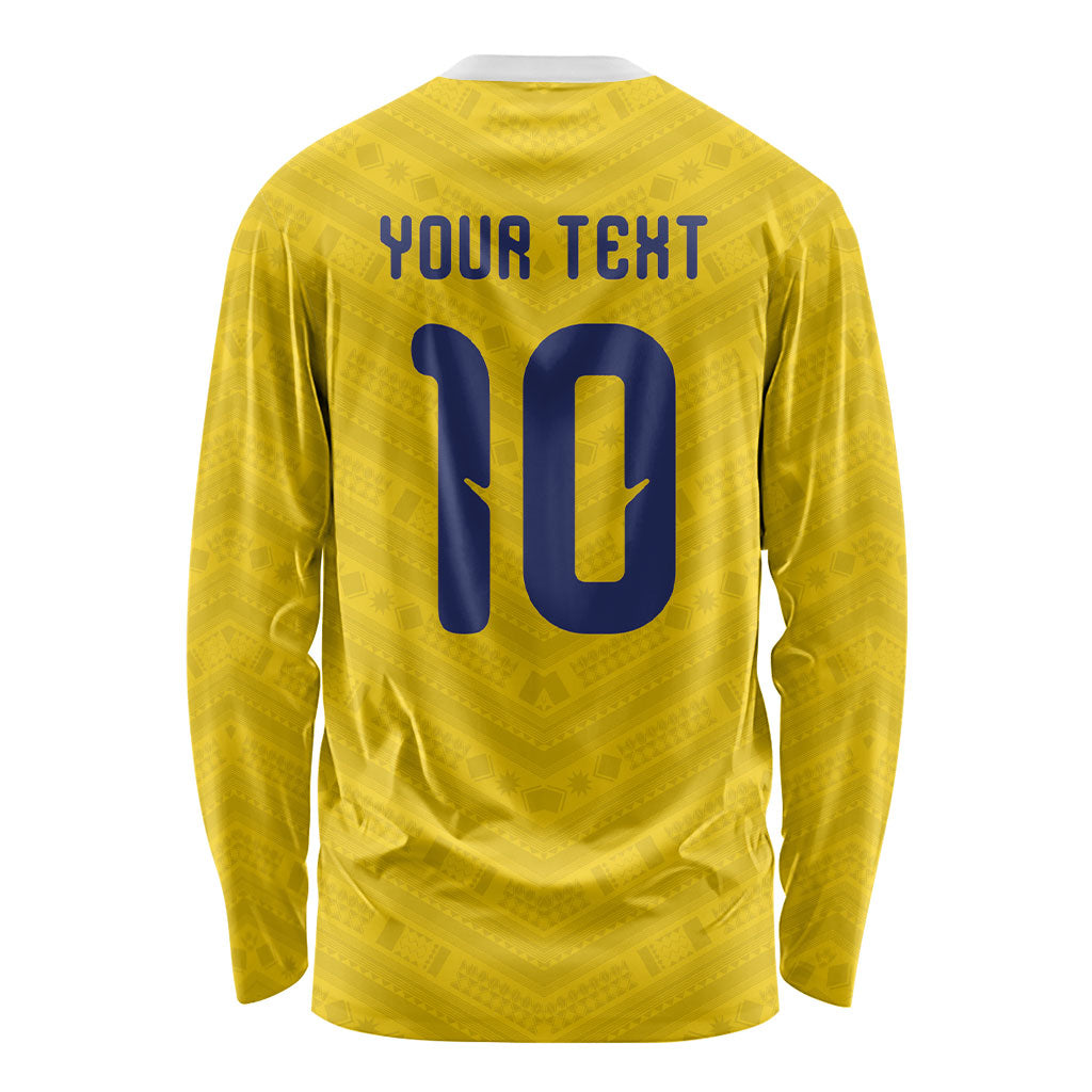 Colombia National Football Custom Long Sleeve Shirt Glory 2026 Inspired Sombrero Vueltiao