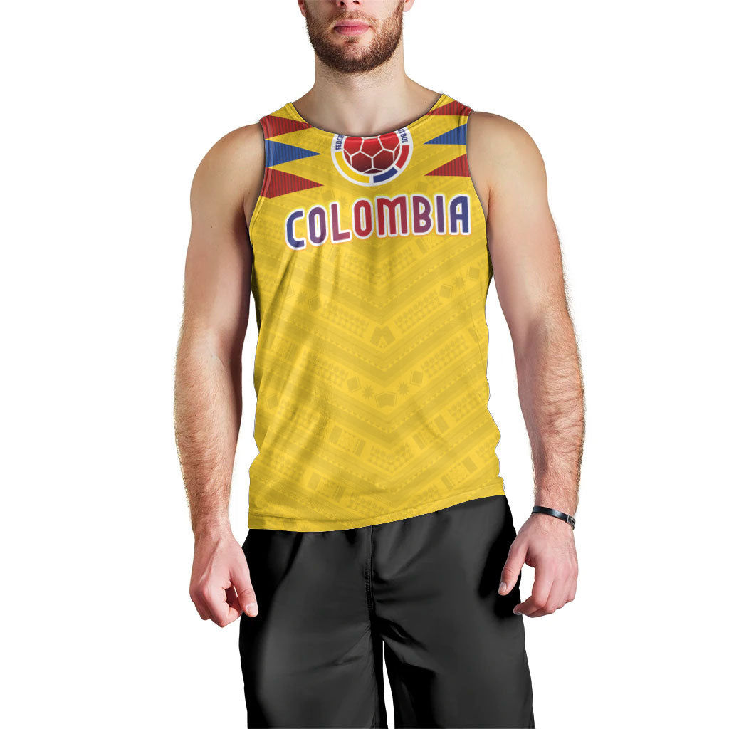 Colombia National Football Custom Men Tank Top Glory 2026 Inspired Sombrero Vueltiao