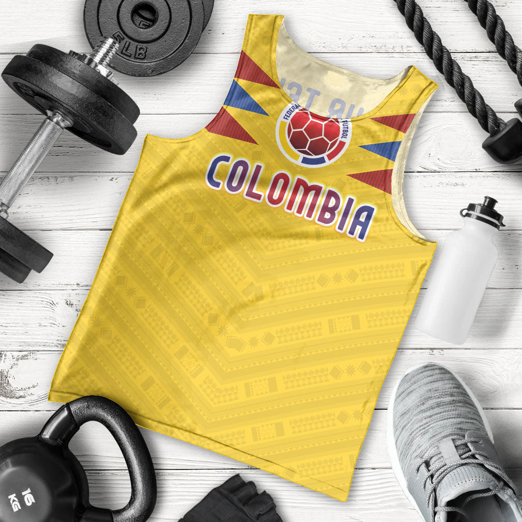 Colombia National Football Custom Men Tank Top Glory 2026 Inspired Sombrero Vueltiao