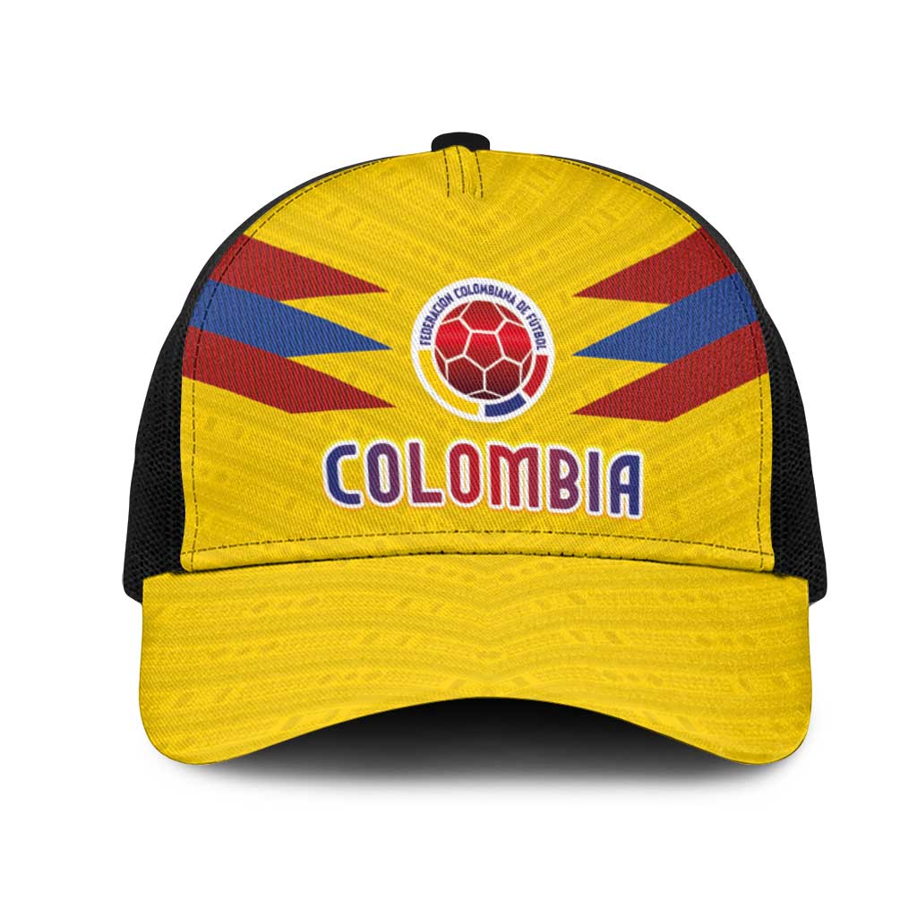 Colombia National Football Mesh Trucker Cap Glory 2026-Inspired Sombrero Vueltiao