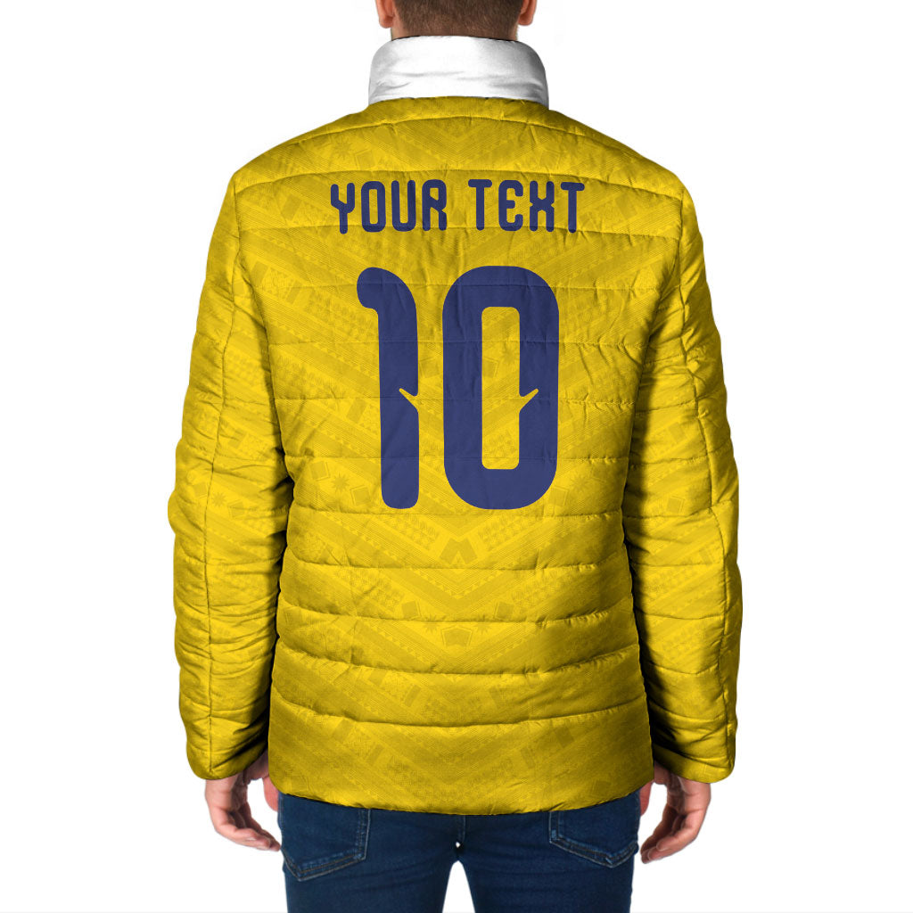 Colombia National Football Custom Padded Jacket Glory 2026 Inspired Sombrero Vueltiao