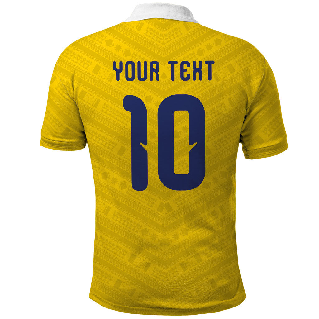 Colombia National Football Custom Polo Shirt Glory 2026 Inspired Sombrero Vueltiao