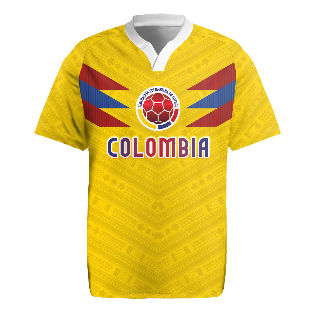 Colombia National Football Custom Rugby Jersey Glory 2026 Inspired Sombrero Vueltiao