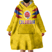 Colombia National Football Custom Wearable Blanket Hoodie Glory 2026 Inspired Sombrero Vueltiao
