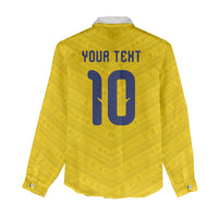 Colombia National Football Custom Women Casual Shirt Glory 2026 Inspired Sombrero Vueltiao