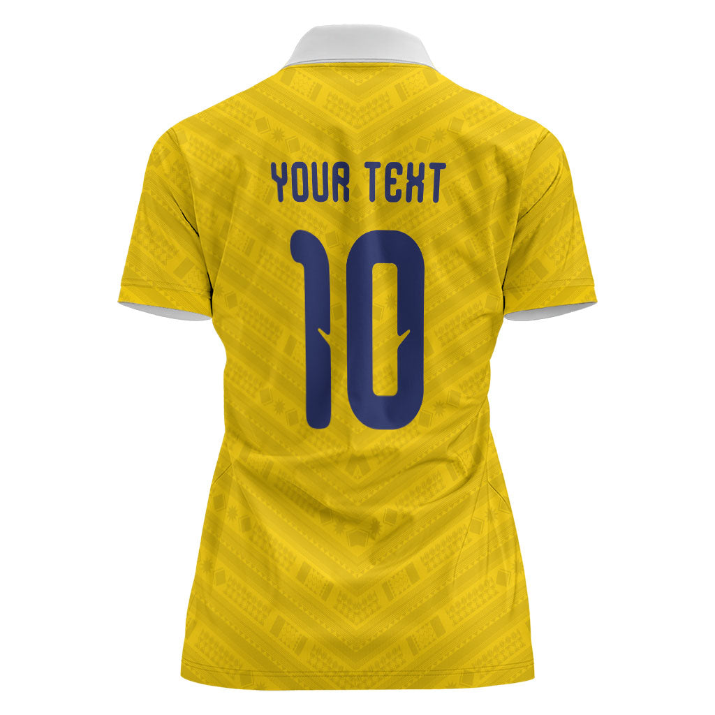Colombia National Football Custom Women Polo Shirt Glory 2026 Inspired Sombrero Vueltiao