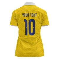 Colombia National Football Custom Women Polo Shirt Glory 2026 Inspired Sombrero Vueltiao