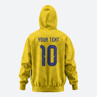 Colombia National Football Custom Zip Hoodie Glory 2026 Inspired Sombrero Vueltiao