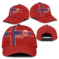 Norwegian Football 2026 Classic Cap Norge Viking Ornament Red Color