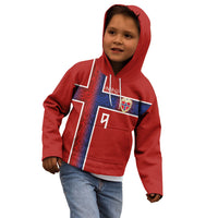 Norwegian Football Custom 2026 Kid Hoodie Norge Viking Ornament Red Color