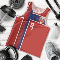 Norwegian Football Custom 2026 Men Tank Top Norge Viking Ornament Red Color