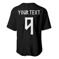 Norwegian Football Custom 2026 Baseball Jersey Norge Viking Ornament Black Color