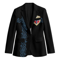 Norwegian Football Custom 2026 Blazer Norge Viking Ornament Black Color