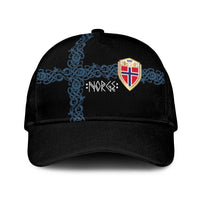 Norwegian Football 2026 Classic Cap Norge Viking Ornament Black Color