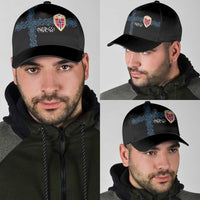 Norwegian Football 2026 Classic Cap Norge Viking Ornament Black Color
