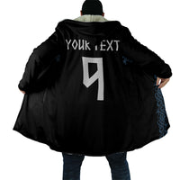 Norwegian Football Custom 2026 Cloak Norge Viking Ornament Black Color