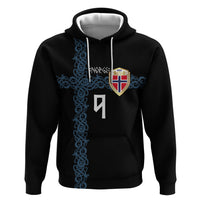 Norwegian Football Custom 2026 Hoodie Norge Viking Ornament Black Color