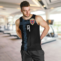 Norwegian Football Custom 2026 Men Tank Top Norge Viking Ornament Black Color