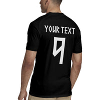 Norwegian Football Custom 2026 Rugby Jersey Norge Viking Ornament Black Color