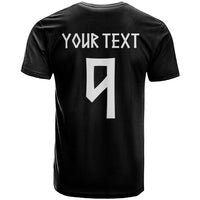 Norwegian Football Custom 2026 T Shirt Norge Viking Ornament Black Color
