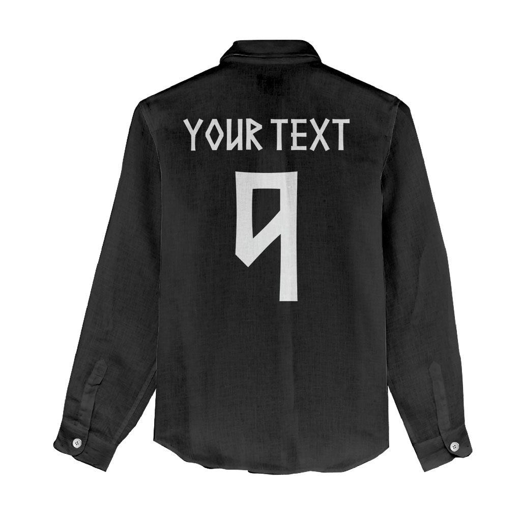 Norwegian Football Custom 2026 Women Casual Shirt Norge Viking Ornament Black Color