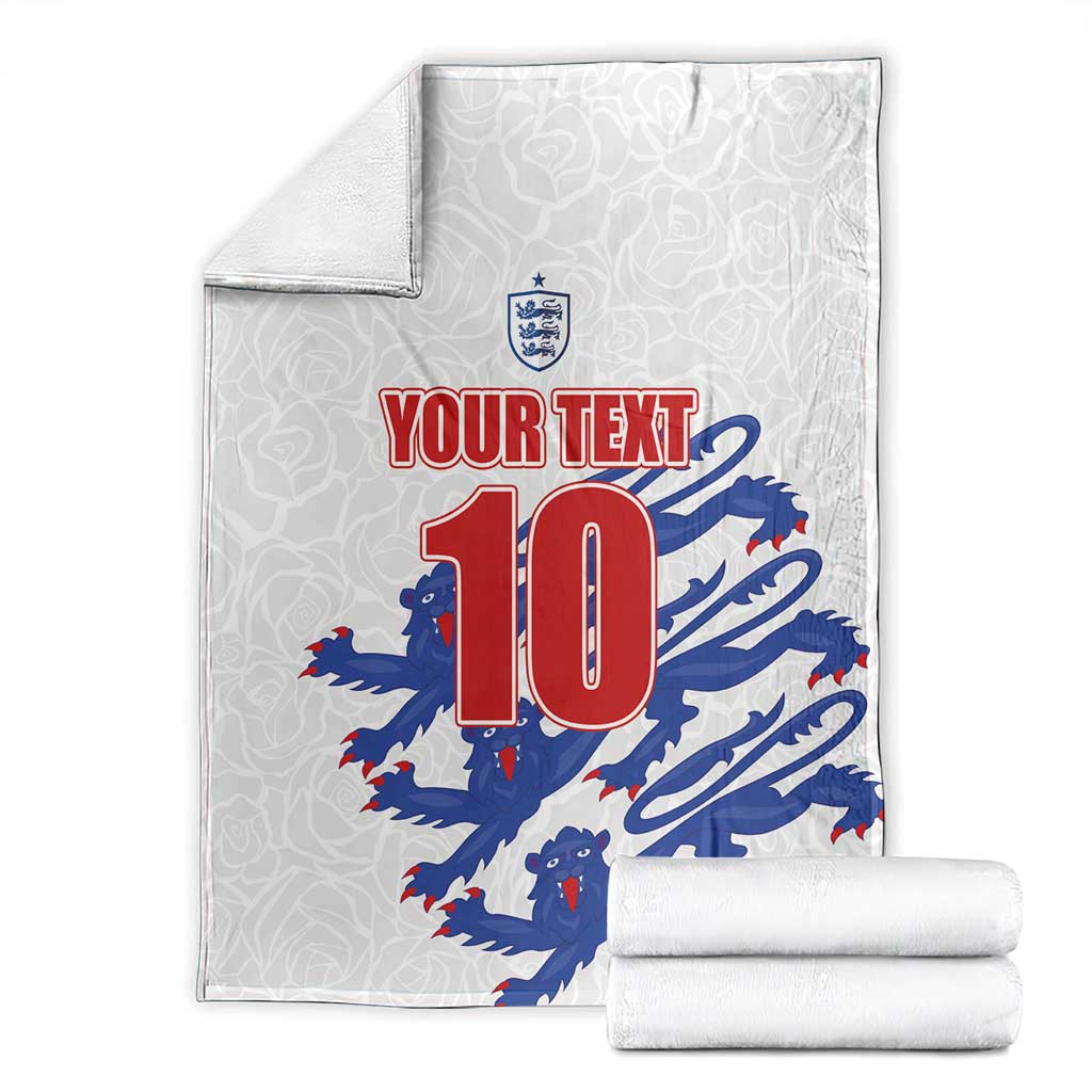 Custom England Football 2024 Road to The Champion Blanket Football's Coming Home