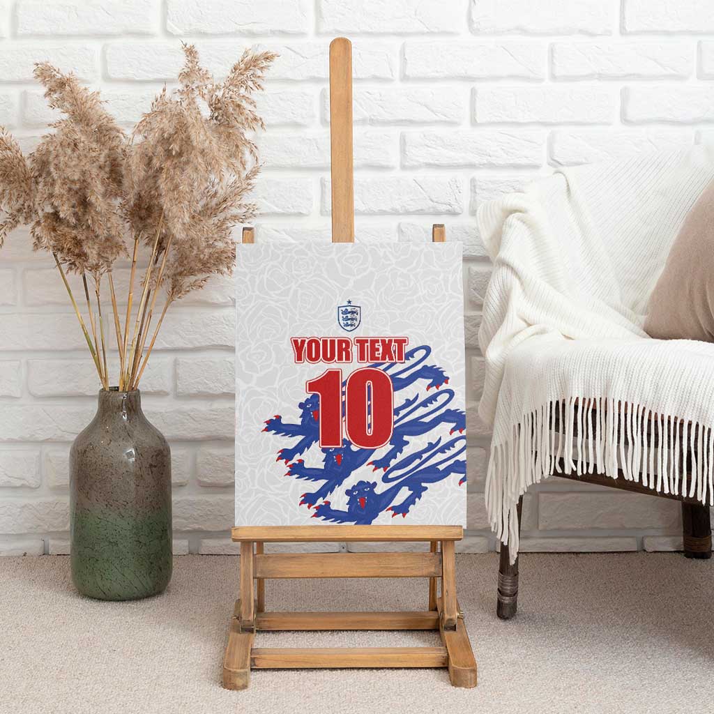 Custom England Football 2024 Road to The Champion Canvas Wall Art Football's Coming Home - Wonder Print Shop