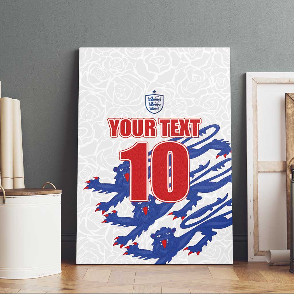 Custom England Football 2024 Road to The Champion Canvas Wall Art Football's Coming Home - Wonder Print Shop