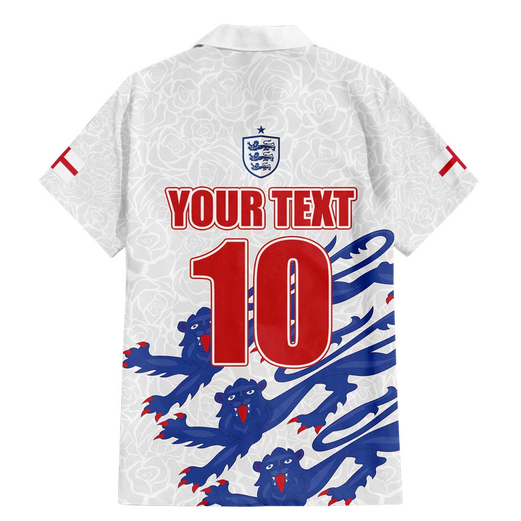 Custom England Football 2024 Road to The Champion Family Matching Mermaid Dress and Hawaiian Shirt Football's Coming Home - Wonder Print Shop