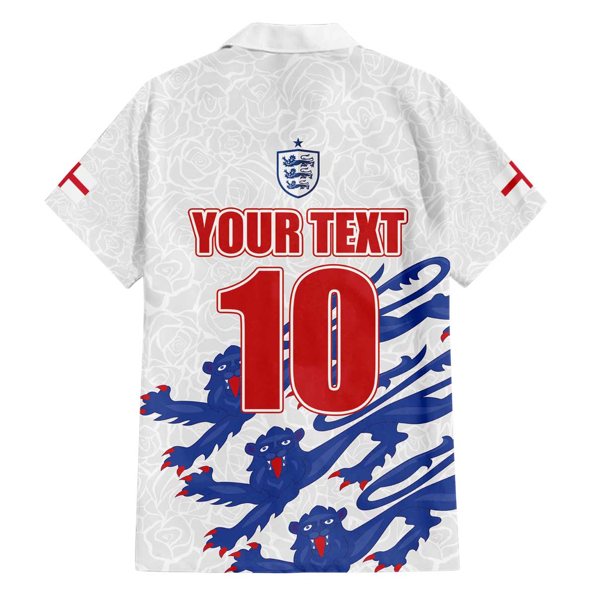Custom England Football 2024 Road to The Champion Family Matching Puletasi and Hawaiian Shirt Football's Coming Home - Wonder Print Shop