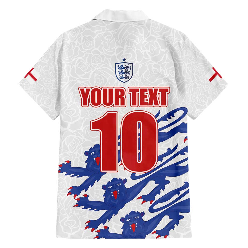 Custom England Football 2024 Road to The Champion Family Matching Short Sleeve Bodycon Dress and Hawaiian Shirt Football's Coming Home - Wonder Print Shop