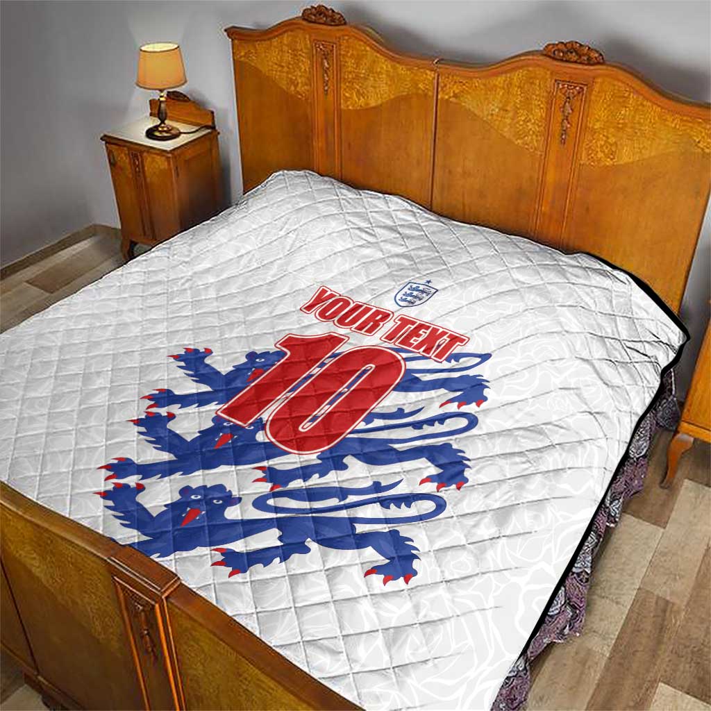 Custom England Football 2024 Road to The Champion Quilt Football's Coming Home - Wonder Print Shop