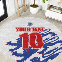 Custom England Football 2024 Road to The Champion Round Carpet Football's Coming Home