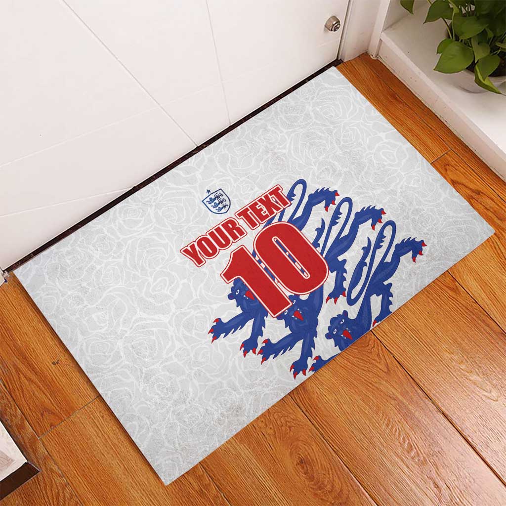 Custom England Football 2024 Road to The Champion Rubber Doormat Football's Coming Home - Wonder Print Shop