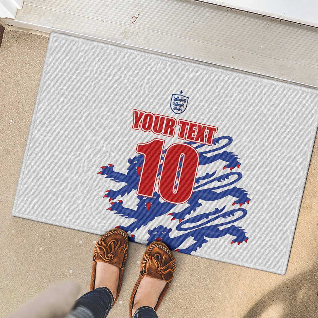 Custom England Football 2024 Road to The Champion Rubber Doormat Football's Coming Home - Wonder Print Shop