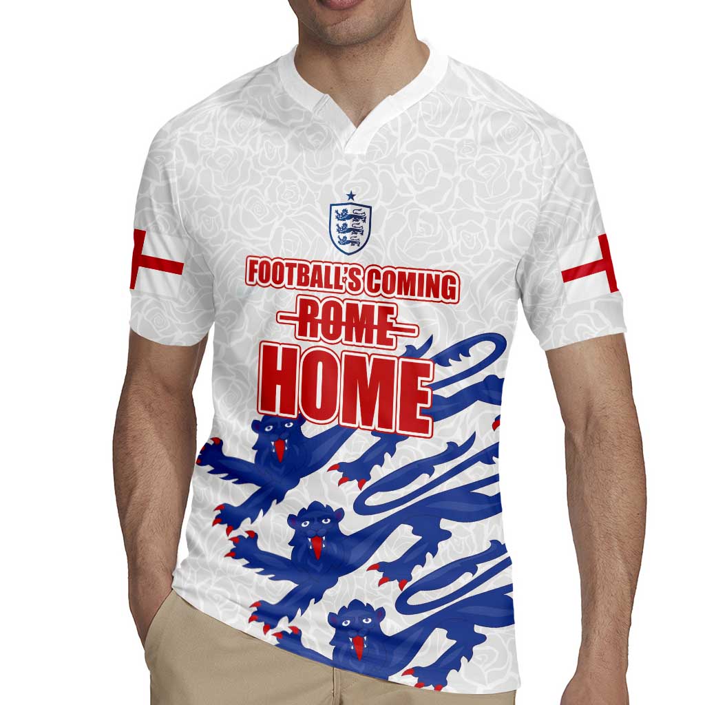 Custom England Football 2024 Road to The Champion Rugby Jersey Football's Coming Home - Wonder Print Shop