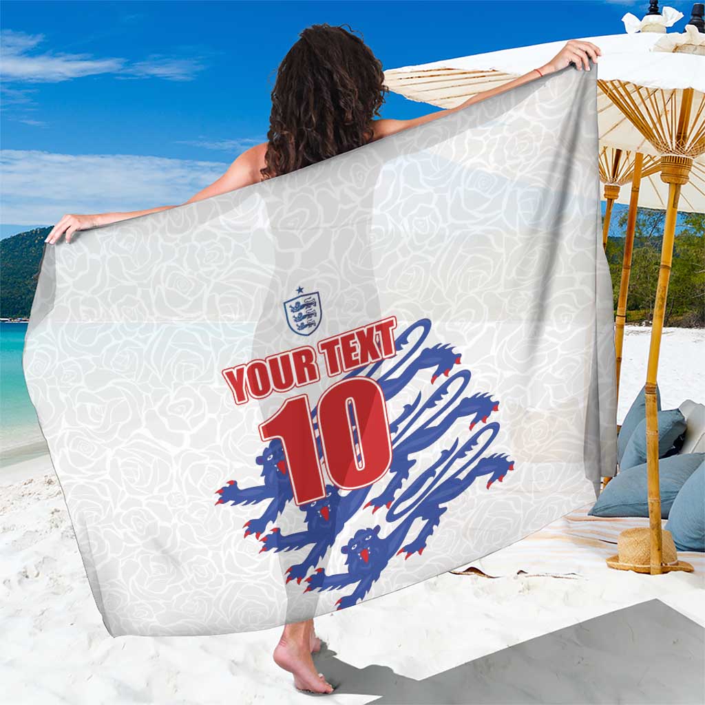 Custom England Football 2024 Road to The Champion Sarong Football's Coming Home - Wonder Print Shop