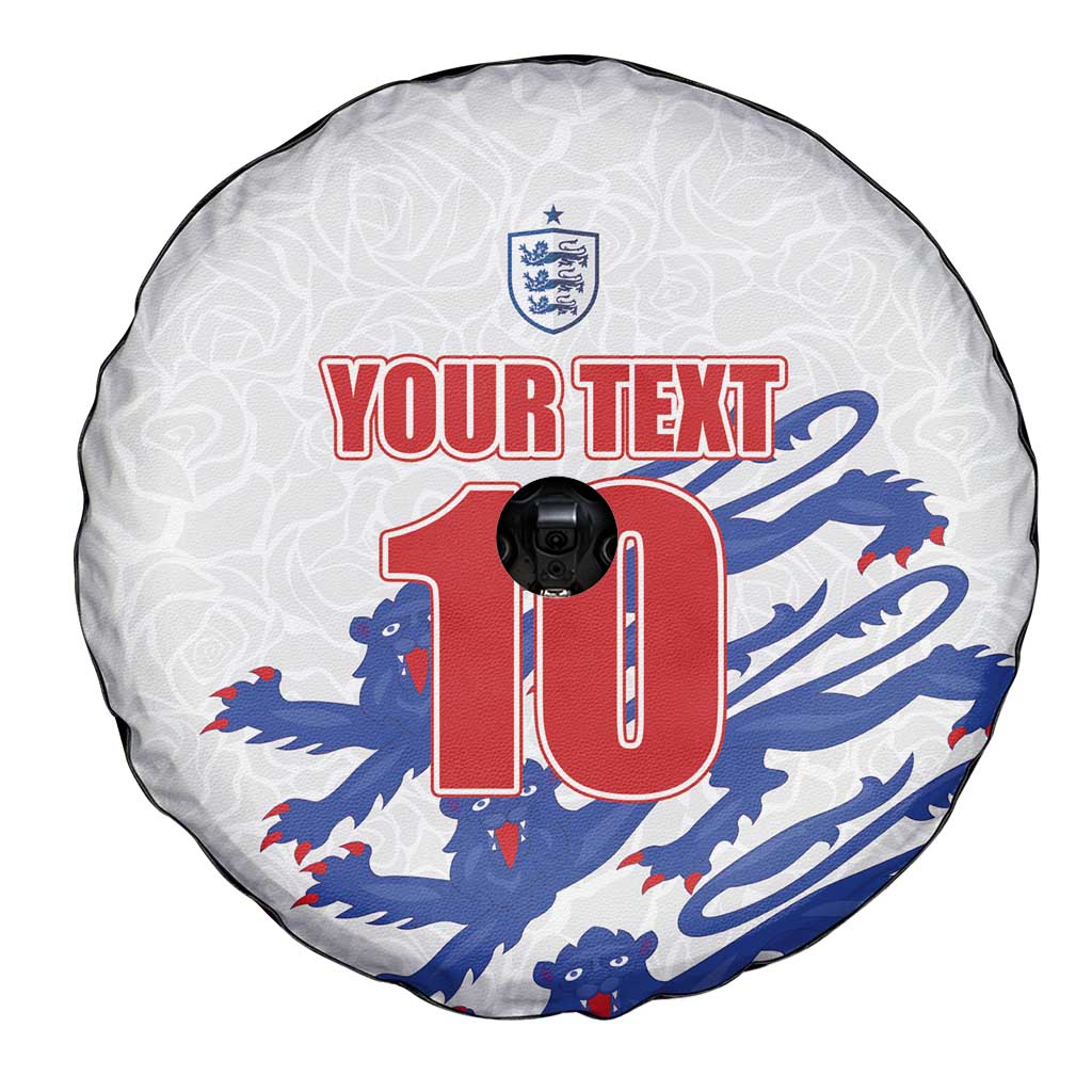 Custom England Football 2024 Road to The Champion Spare Tire Cover Football's Coming Home - Wonder Print Shop