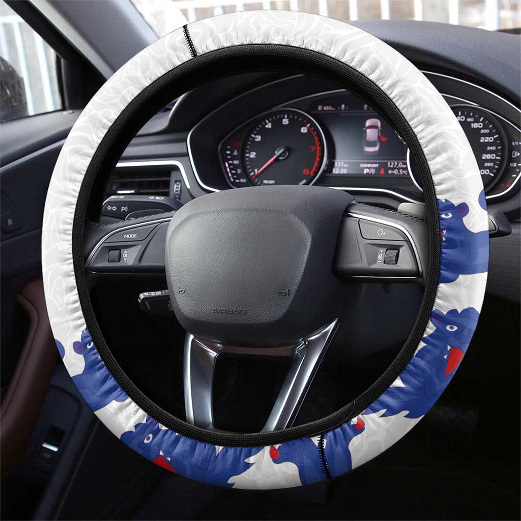 England Football 2024 Road to The Champion Steering Wheel Cover Football's Coming Home - Wonder Print Shop