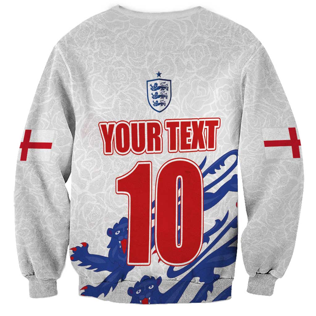 Custom England Football 2024 Road to The Champion Sweatshirt Football's Coming Home - Wonder Print Shop