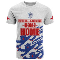 Custom England Football 2024 Road to The Champion T Shirt Football's Coming Home - Wonder Print Shop