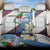 Guatemala Independence Day Back Car Seat Cover Resplendent Quetzal with Coat of Arms and Maya Textiles - Wonder Print Shop