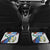 Guatemala Independence Day Car Mats Resplendent Quetzal with Coat of Arms and Maya Textiles - Wonder Print Shop