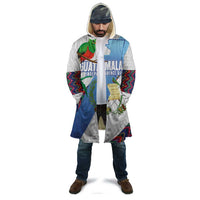 Guatemala Independence Day Cloak Resplendent Quetzal with Coat of Arms and Maya Textiles - Wonder Print Shop