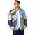 Guatemala Independence Day Padded Jacket Resplendent Quetzal with Coat of Arms and Maya Textiles - Wonder Print Shop