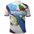 Guatemala Independence Day Polo Shirt Resplendent Quetzal with Coat of Arms and Maya Textiles - Wonder Print Shop